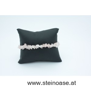 Splitterarmband Rosenquarz